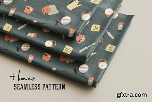 13 Morning Routine + Seamless Pattern WZXKGAT