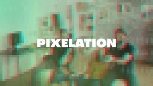 Videohive - Pixelation Transitions - 47674913 - 47674913