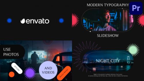 Videohive - Modern Typography Intro Slideshow for Premiere Pro - 47660651 - 47660651