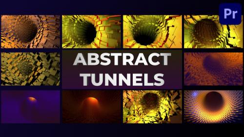 Videohive - Abstract Tunnels for Premiere Pro - 47674358 - 47674358