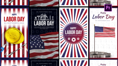 Videohive - Labor Day Stories Pack - 47685582 - 47685582