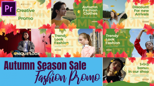 Videohive - Autumn Fashion Sale - Fall Season Promo | MOGRT - 47685592 - 47685592