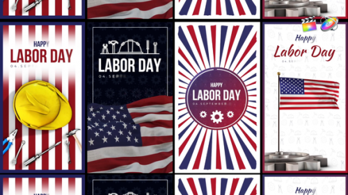 Videohive - Labor Day Stories Pack - 47685609 - 47685609