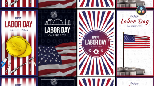 Videohive - Labor Day Stories Pack - 47685622 - 47685622