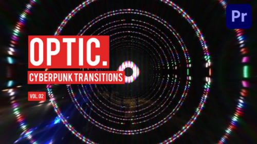 Videohive - Cyberpunk Optic Transitions for Premiere Pro Vol. 02 - 47728301 - 47728301