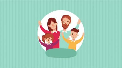 Videohive - 2D Happy Family Animation - 47645845 - 47645845