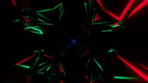 Videohive - Abstract Future Dance Pulsating Surreal Neon - 47646053 - 47646053