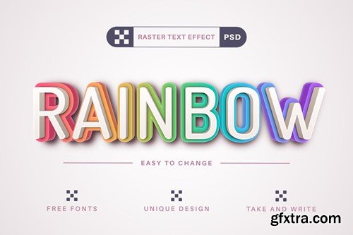 Bright - Editable Text Effect, Font Style LPXVJ3L