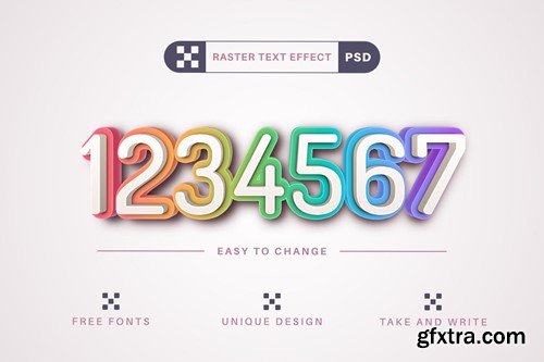 Bright - Editable Text Effect, Font Style LPXVJ3L