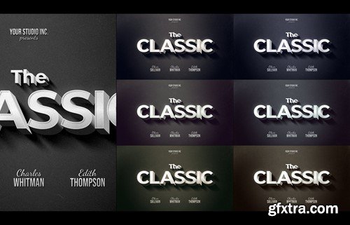 Classic Movie Text Effect B78B7BT