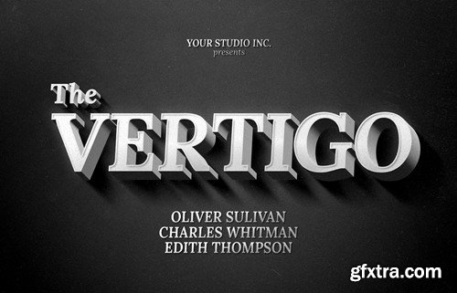 Classic Movie Text Effect B78B7BT