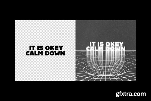 Wireframe Tunnel Text Effect MBX7MUY