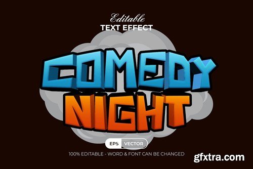 Comedy Night Text Effect Comic Style 83RQ7QG
