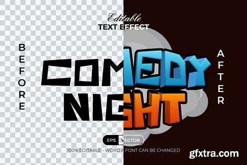 Comedy Night Text Effect Comic Style 83RQ7QG