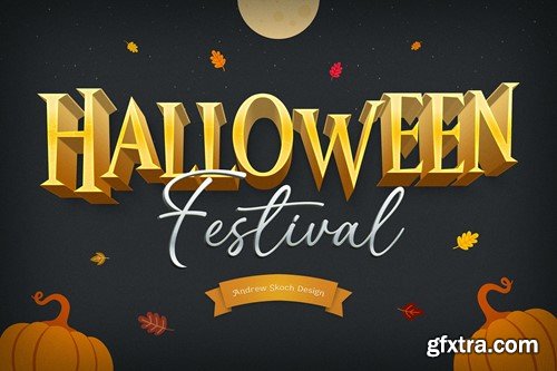 Halloween Text Effects ATBY47Y