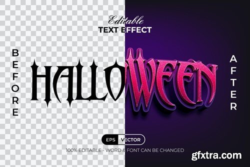 Halloween Text Effect Style ZBT4A3F