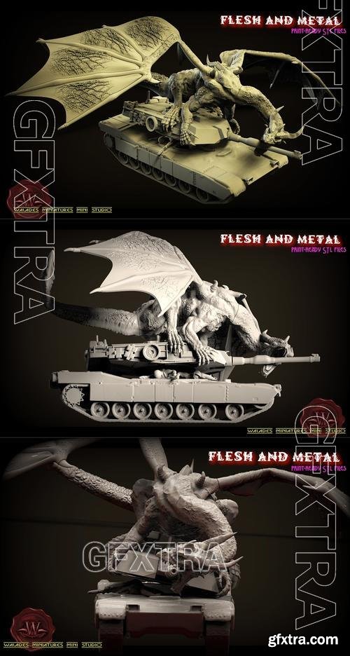 Walades Studio - Flesh and metal &ndash; 3D Print Model