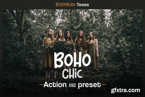 Boho Chic - Actions and Presets HW2D8QM