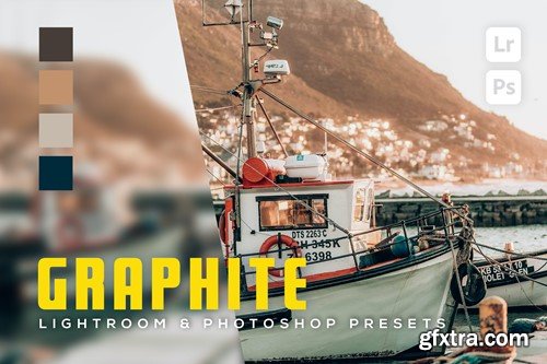 6 Graphite Lightroom and Photoshop Presets NXAKETW