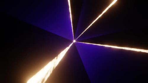 Videohive - Purple And Yellow Star Energy Background Vj Loop In HD - 47666467 - 47666467
