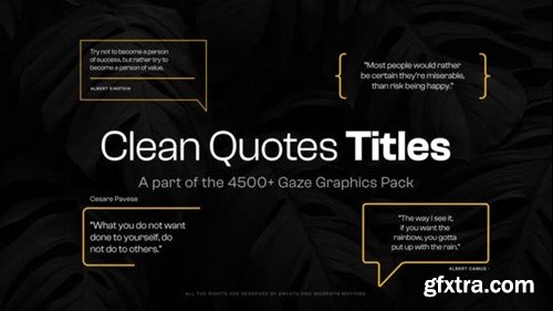 Videohive Clean Quotes Text Titles II 47661295