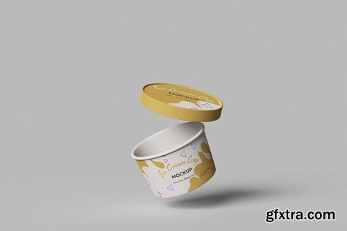 Ice Cream Cup Mockups SL93YHY