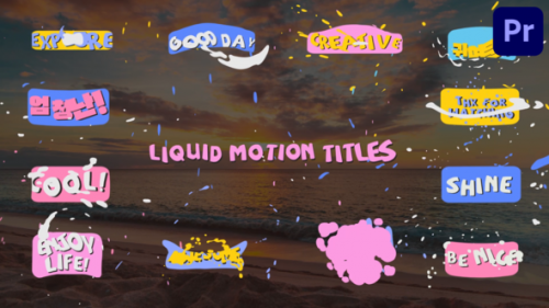 Videohive - Liquid Motion Titles for Premiere Pro - 47679270 - 47679270