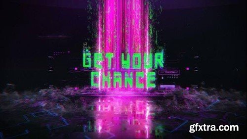 Videohive Cyberpunk Glitch Intro 47738605