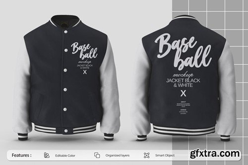 Baseball Bomber Jacket Mockup ZKLPFNZ