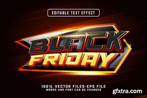 Black Friday Editable Eps Text Effect UQ9EUHQ