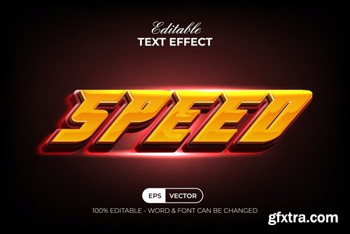 Speed Text Effect 3D Style G4NUBXM