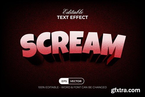 Scream Text Effect Grain Noise Style Z5XPKFM