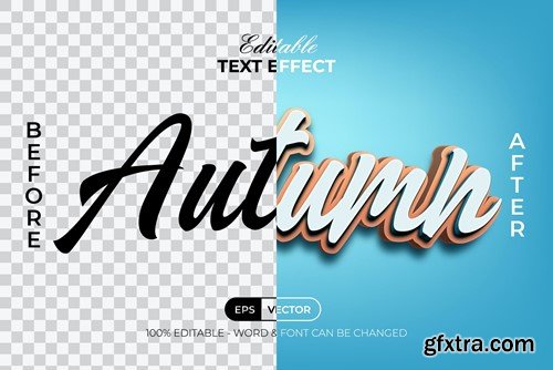 Autumn Editable Text Effect Style PHH6B5D