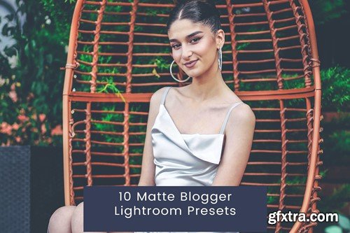 10 Matte Blogger Lightroom Presets YNFSQJL