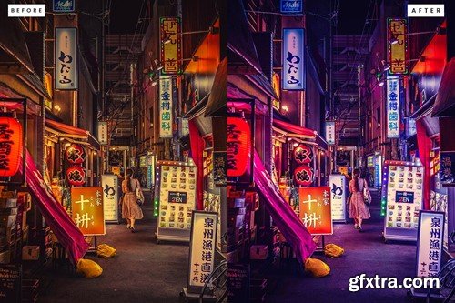 Cyberpunk Lightroom Presets YWMTRNT