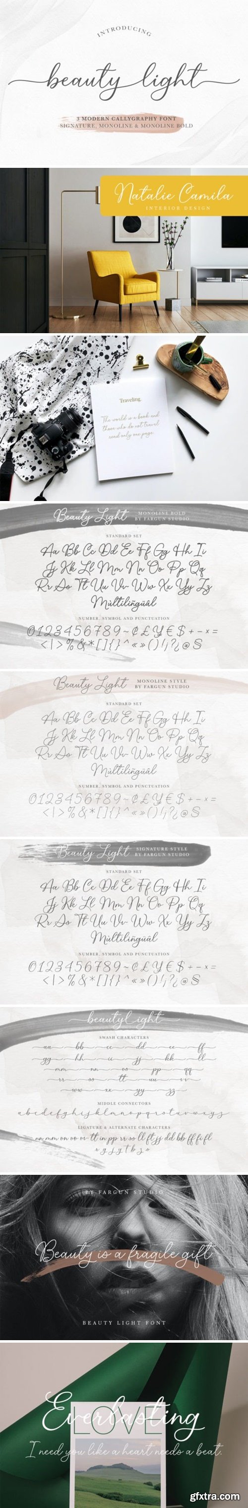 Beauty Light Font