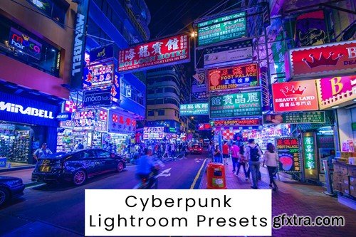 Cyberpunk Lightroom Presets YWMTRNT