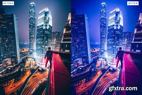 Cyberpunk Lightroom Presets YWMTRNT