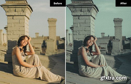 6 Tawny look Lightroom and Photoshop Presets SJUNUYH