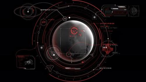 Videohive - Infographic Interface of Aliens Exploring the Planet - 47695053 - 47695053