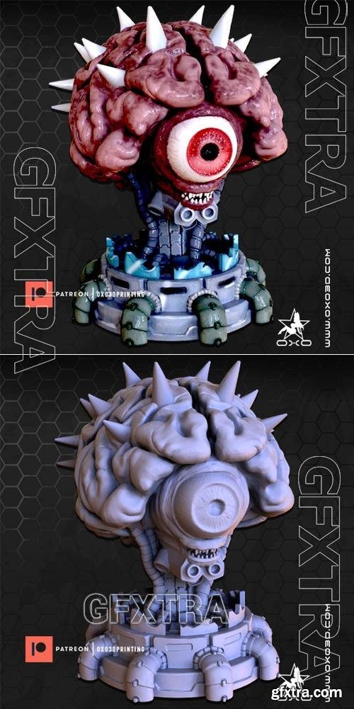 Metroid Mother Brain &ndash; 3D Print Model