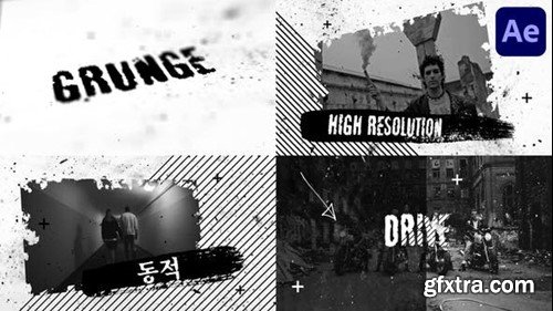 Videohive Grunge Slideshow for After Effects 47675605