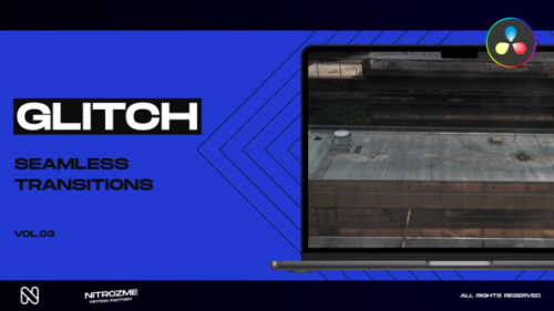 Videohive - Glitch Transitions Vol. 03 for DaVinci Resolve - 47715691 - 47715691