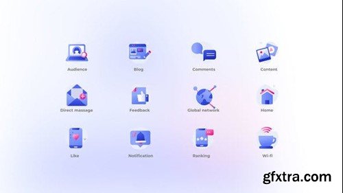 Videohive Social Media - Gradient Icons 47731661