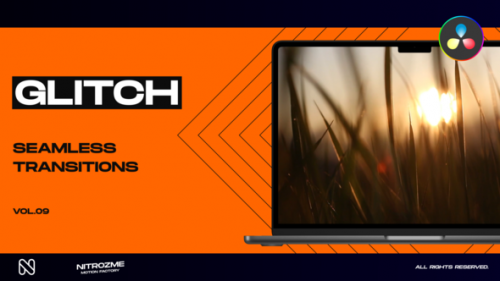 Videohive - Glitch Transitions Vol. 09 for DaVinci Resolve - 47715707 - 47715707