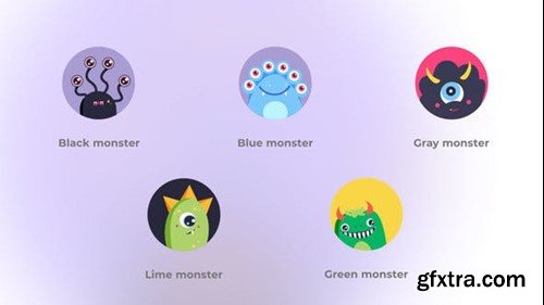 Videohive Monsters - Avatars Concept 47717957