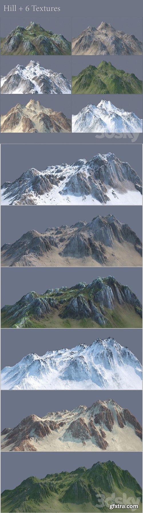 Hill (6 Textures)