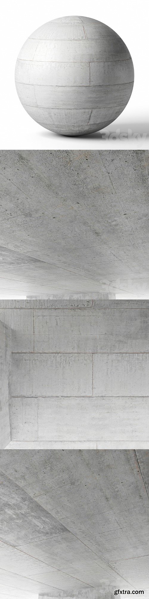 Concrete ceiling