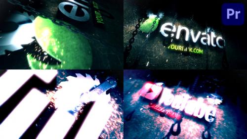 Videohive - Dark Saw Logo for Premiere Pro - 47640670 - 47640670