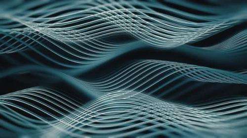 Videohive - Metal Wavy Strings - 47689245 - 47689245